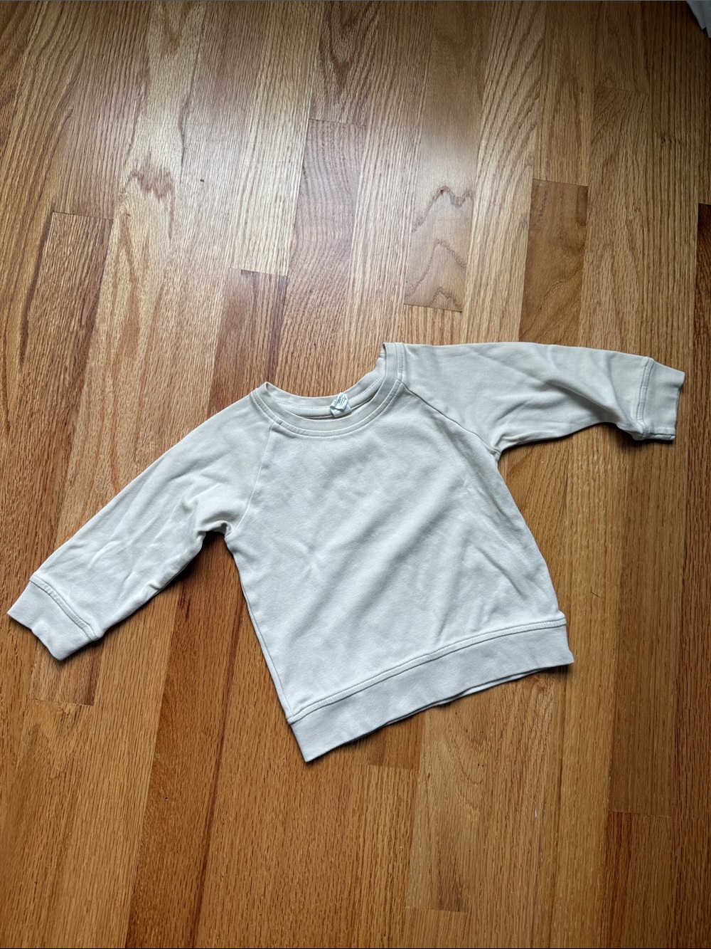 Colored Organics Cream Portland Lightweight Pullover Sweatshirt